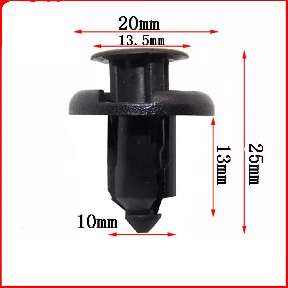 Plastic Push Rivets (10mm)